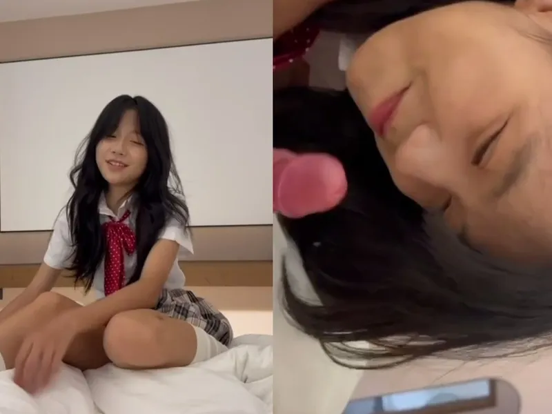 Em loli dễ thương liếm của quý biến em thành con em đào nứng p1